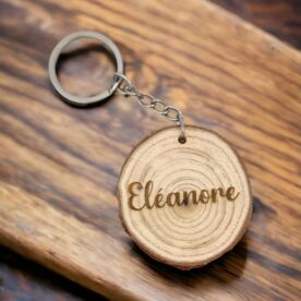 Porte-clés Personnalisé Bois Boussole - Ma Gravure Perso