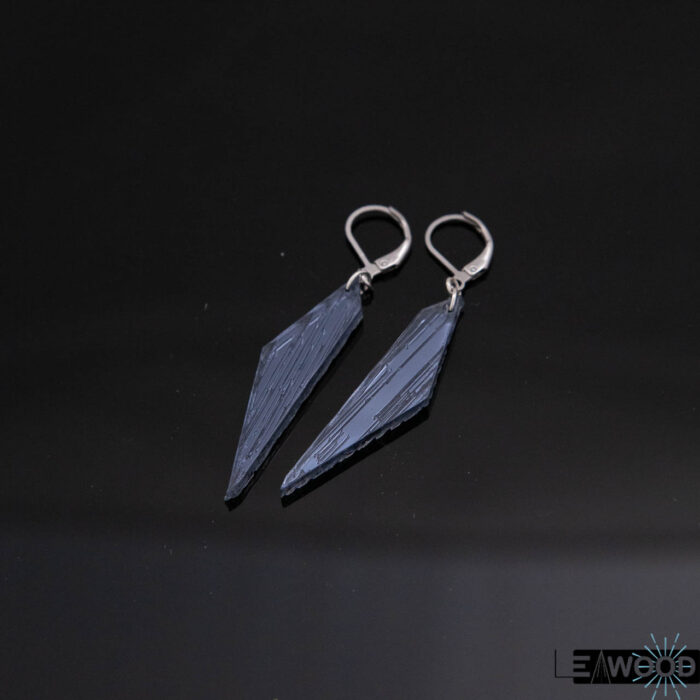 Boucles d'oreille leawood pendante Leawood Modern Lines anthracite