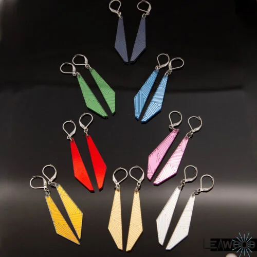 ensemble des boucles d'oreilles geometric